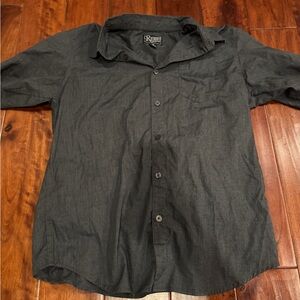 Gray Men’s Button Down